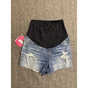 Ingrid & Isabel Maternity Women’s Shorts Short Mini Denim Size 2/26